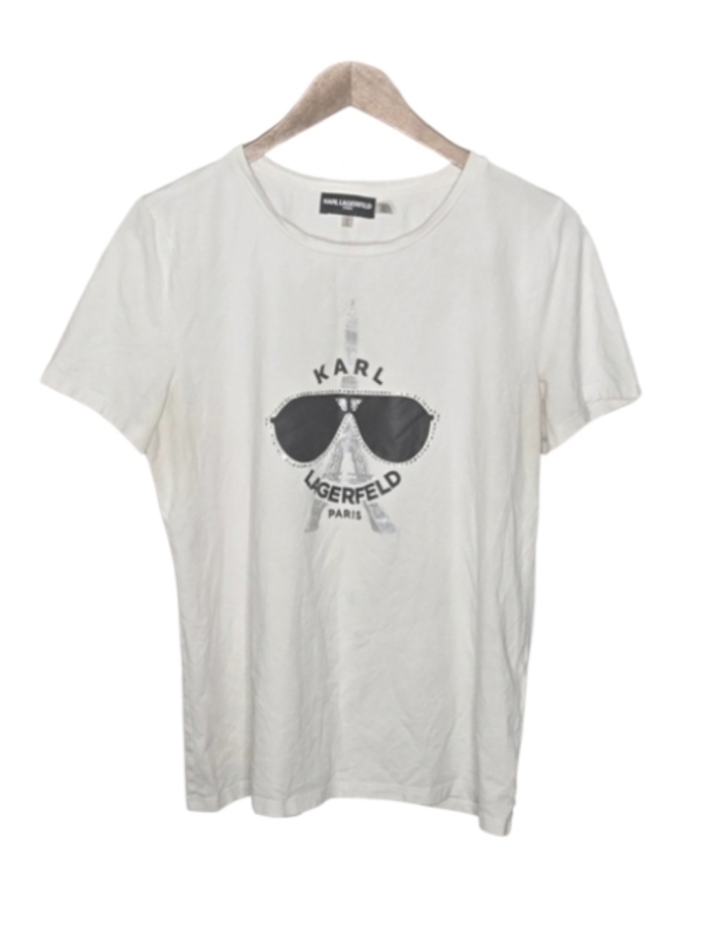 Karl Lagerfeld Eiffel Tower Paris Tee